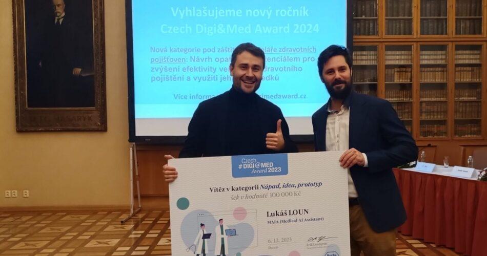 Český zdravotnický “jednorožec” na obzoru! MAIA je vítězem Czech DIGI@MED Award 2023