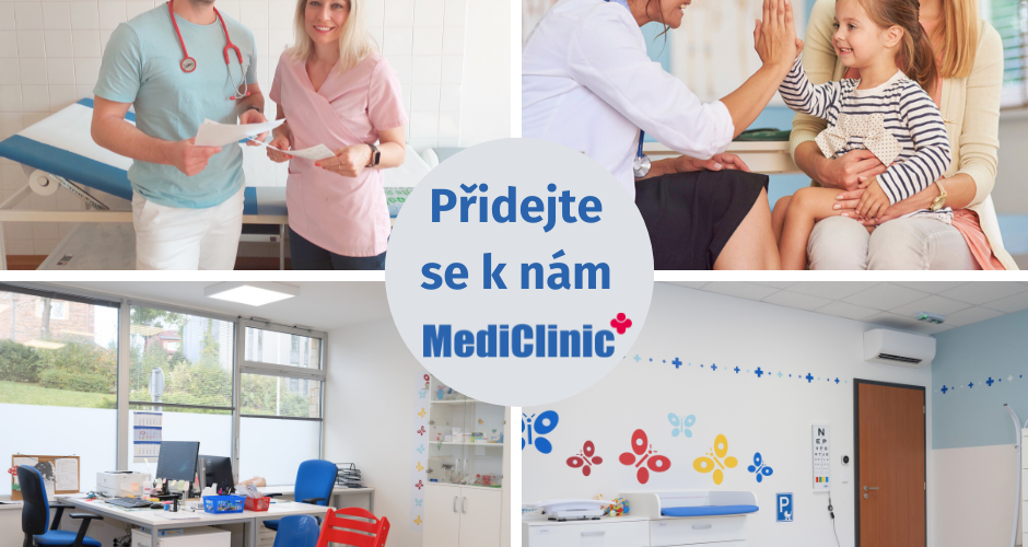 V Mediclinic hledáme lékaře v oboru PEDIATRIE pro zavedené ambulance (Brno, Říčany u Brna, Hustopeče, Pacov na Vysočině)