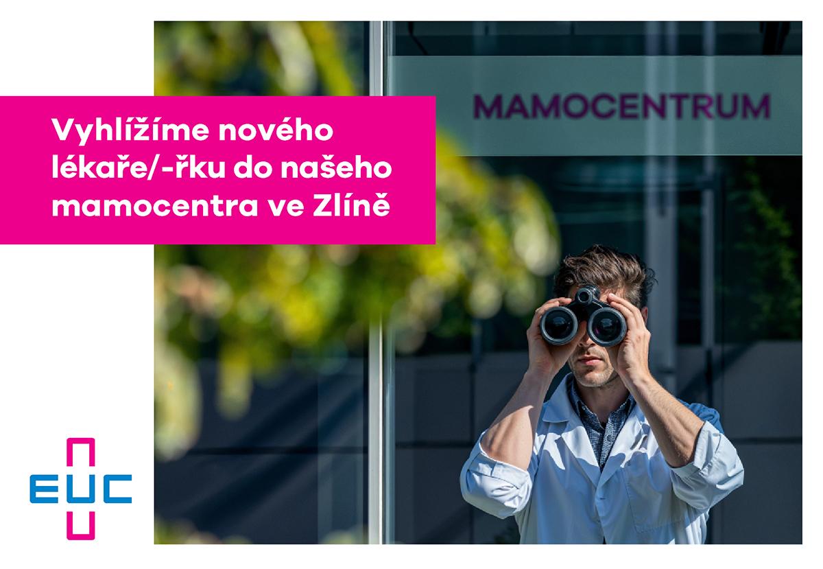 Mamocentrum ve Zlíně přijme mamologa a radiologa. Novým lékařům nabízí moderní zázemí, profesní rozvoj i další vzdělávání