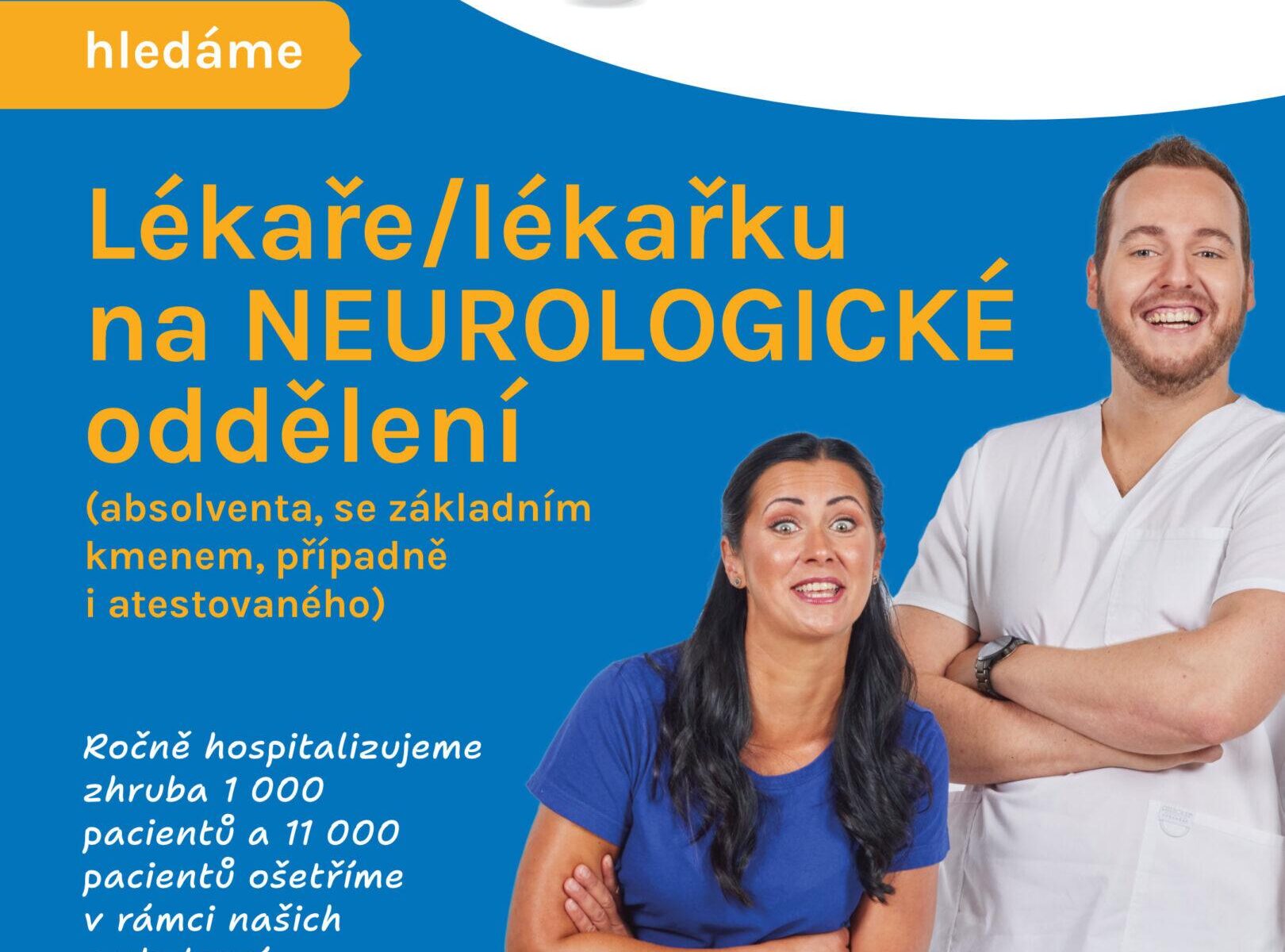 Nemocnice Trutnov přijme lékaře/lékařku na neurologické oddělení