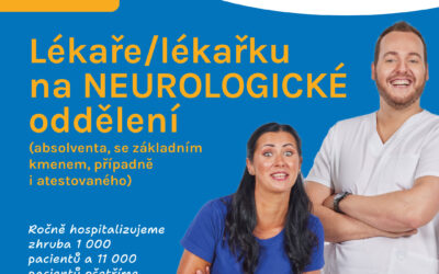 Nemocnice Trutnov přijme lékaře/lékařku na neurologické oddělení