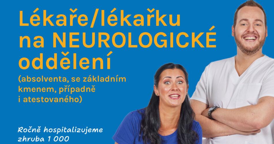 Nemocnice Trutnov přijme lékaře/lékařku na neurologické oddělení