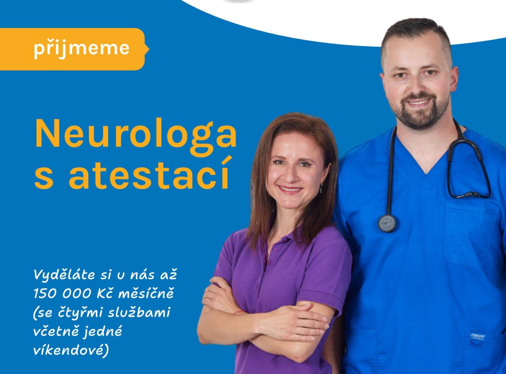 Do naší trutnovské nemocnice přijmeme NEUROLOGA S ATESTACÍ