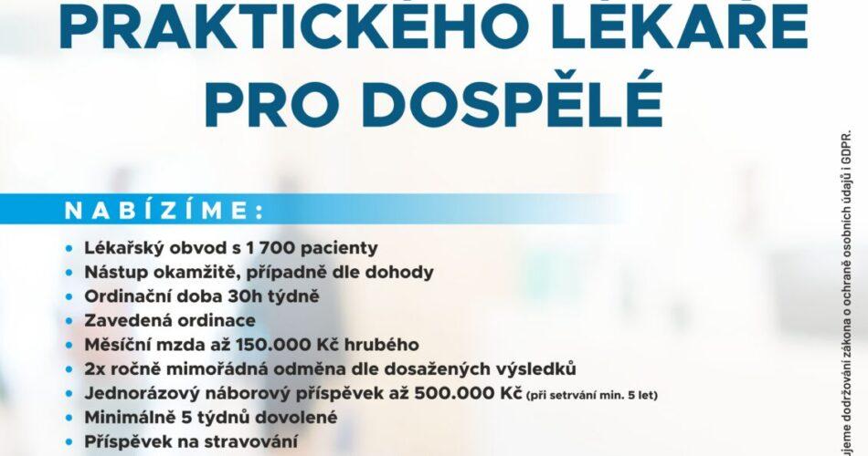 Jesenická poliklinika hledá nového kolegu/kolegyni na pozici praktický lékař pro dospělé