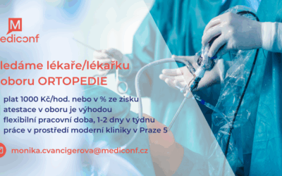 Hledáme lékaře/lékařku v oborou ORTOPEDIE – Praha 5