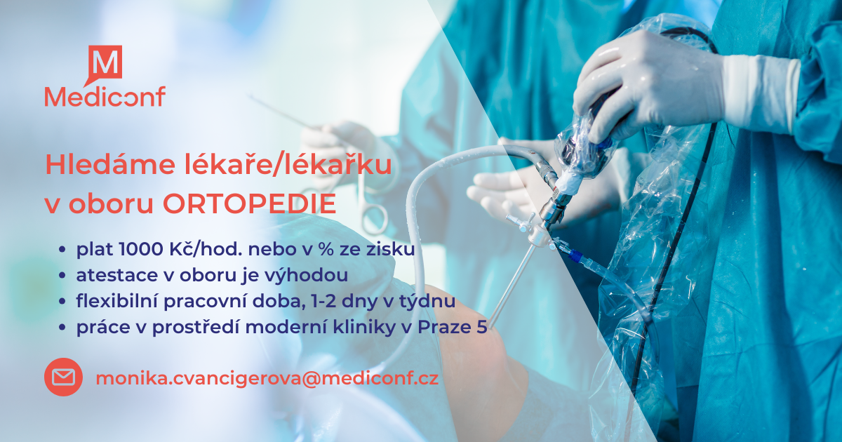 Hledáme lékaře/lékařku v oborou ORTOPEDIE – Praha 5