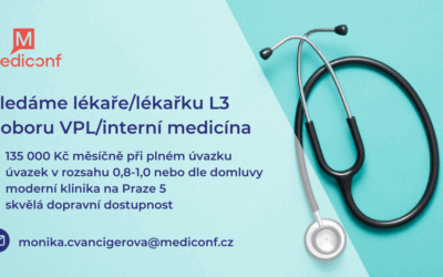 Hledáme lékaře/ku v oboru VPL/interní medicína Praha 5 – 135 000 Kč