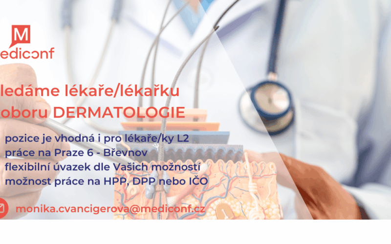 Hledáme lékaře/ku v oboru dermatologie – Praha 6