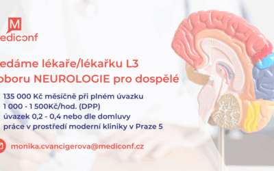 Neurolog pro dospělé L3 až 1000-1500 Kč/hod. (135 000 Kč/měsíčně)