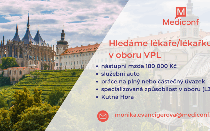 Všeobecný praktický lékař Kutná Hora (m/ž) – 180 000 Kč
