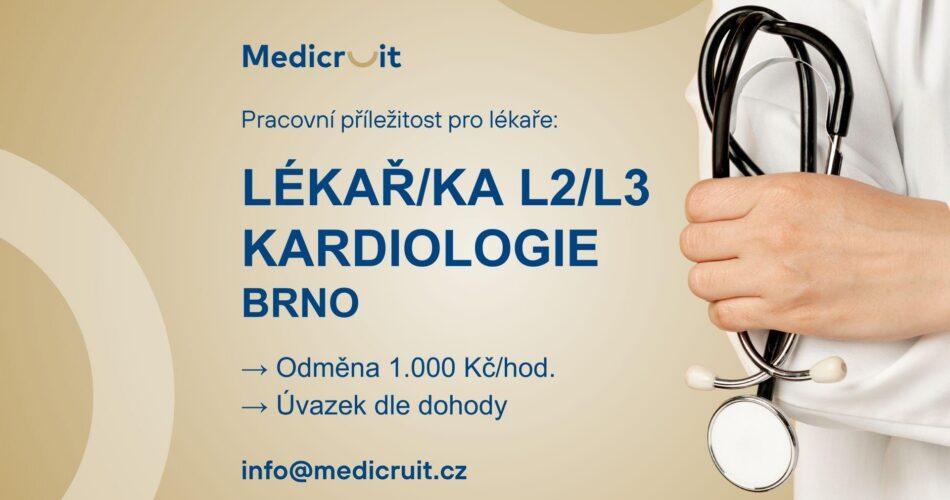 Lékař/ka v oboru kardiologie pro moderní kliniku v centru Brna