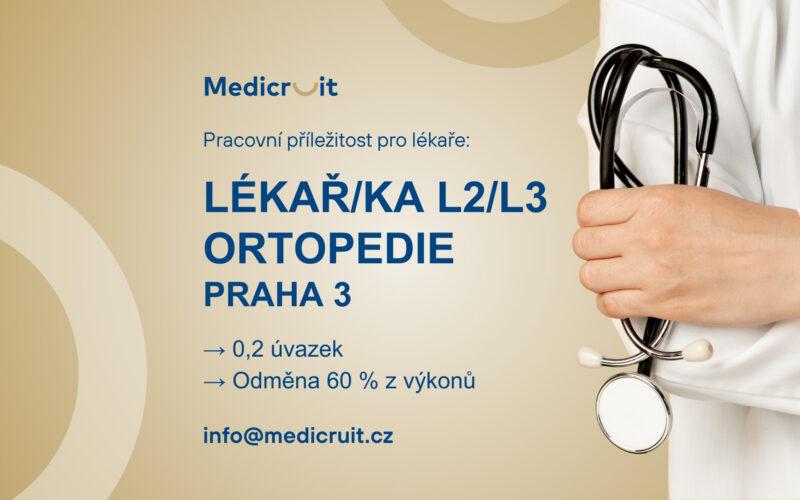 Lékař/ka v oboru ORTOPEDIE pro kliniku pohybové medicíny