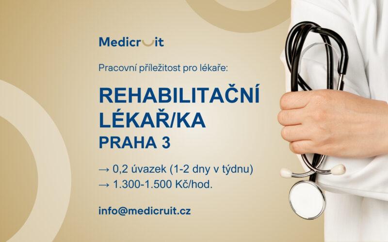 Rehabilitační lékař/ka pro kliniku pohybové medicíny v Praze 3