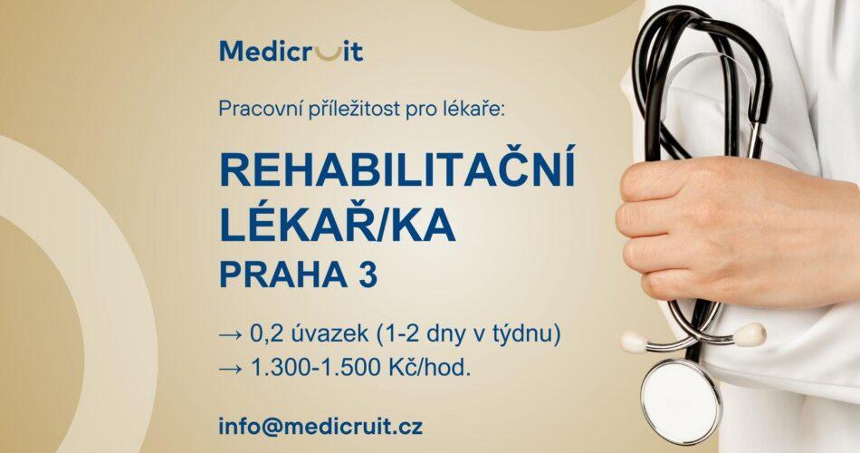 Rehabilitační lékař/ka pro kliniku pohybové medicíny v&nbsp;Praze 3