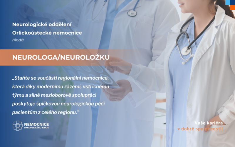 Lékař/lékařka na neurologickém oddělení – Ústí nad Orlicí