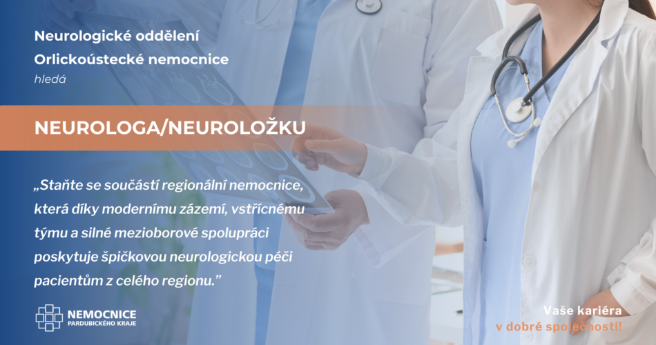 Lékař/lékařka na neurologickém oddělení – Ústí nad Orlicí