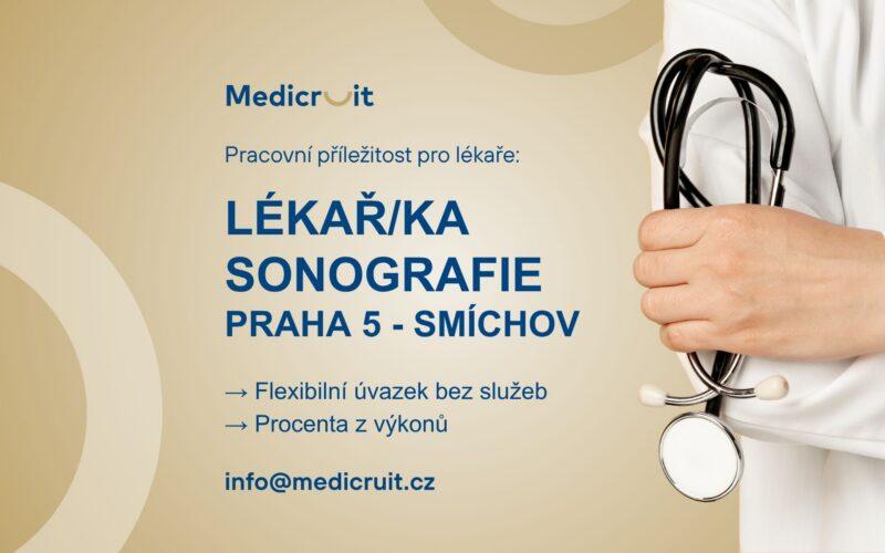 Sonografist(k)a pro soukromou kliniku v&nbsp;Praze 5 – Smíchově