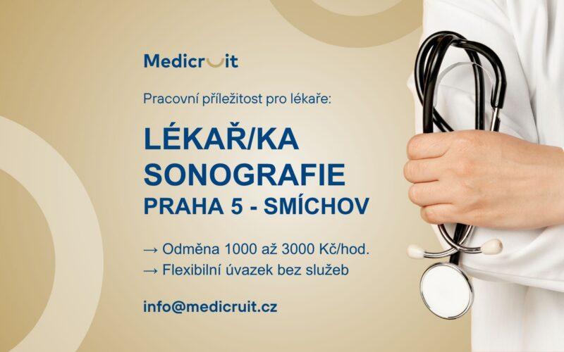 Sonografist(k)a pro soukromou kliniku v&nbsp;Praze 5 – Smíchově