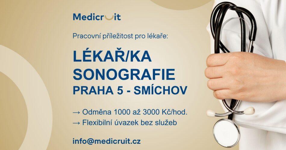 Sonografist(k)a pro soukromou kliniku v&nbsp;Praze 5 – Smíchově