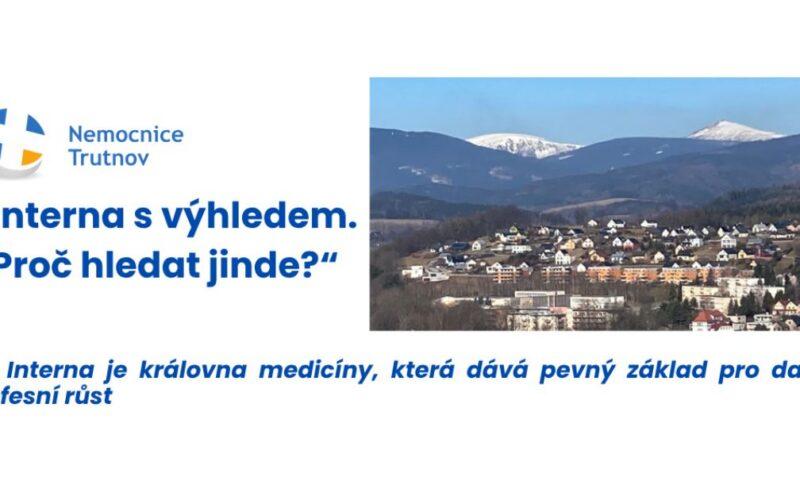 Lékař/ka absolvent pro interní oddělení Oblastní nemocnice Trutnov