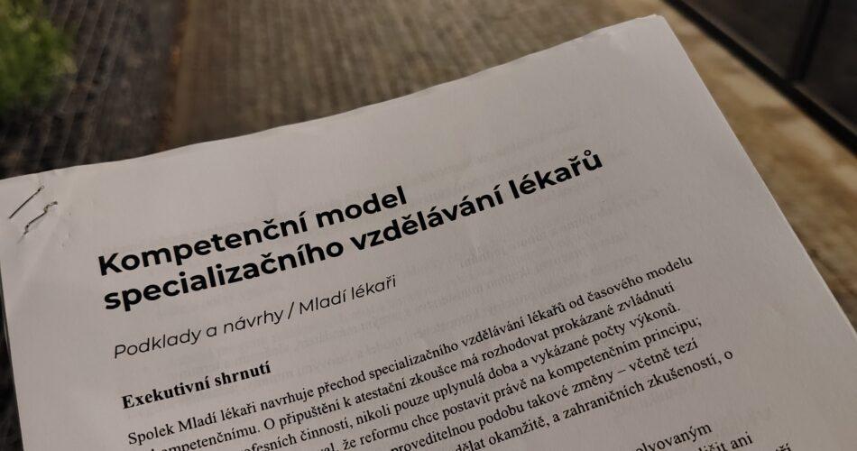 Reforma specializačního vzdělávání. Společné stanovisko zástupců mladých lékařů