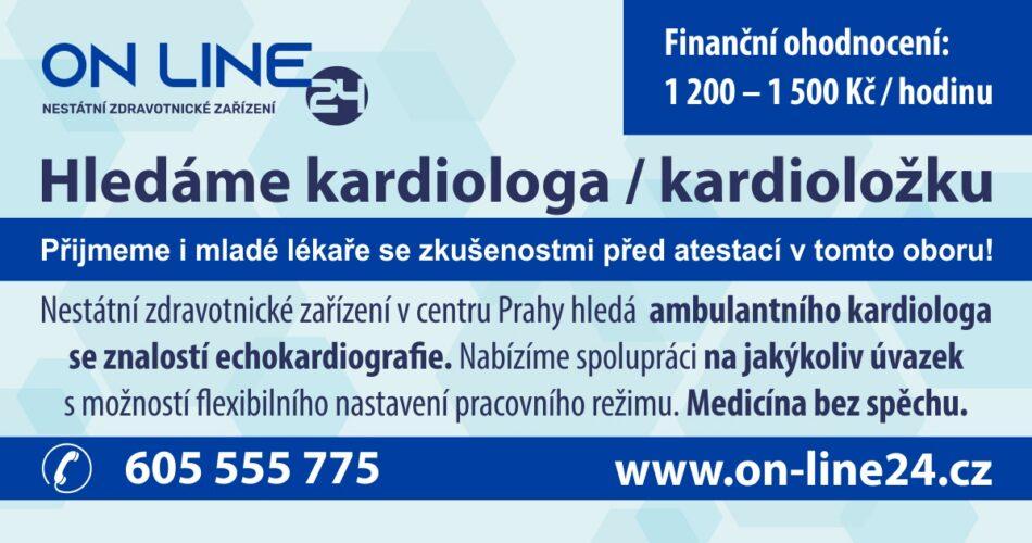 Kardiolog / Kardioložka – Ordinační hodiny dle vlastních potřeb s nadstandardním časem na pacienta (Praha 2)
